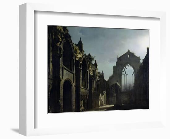 Ruins of Holyrood Chapel-Louis Jacques Mande Daguerre-Framed Giclee Print