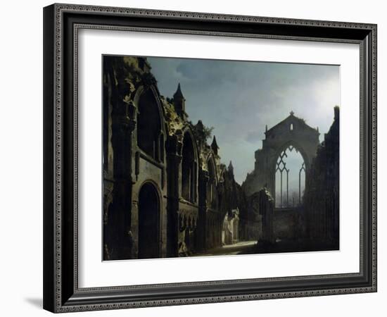 Ruins of Holyrood Chapel-Louis Jacques Mande Daguerre-Framed Giclee Print