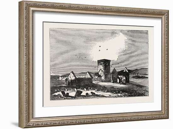 Ruins of Iona, a Small Island in the Inner Hebrides Off the Western Coast of Scotland. Uk-null-Framed Giclee Print