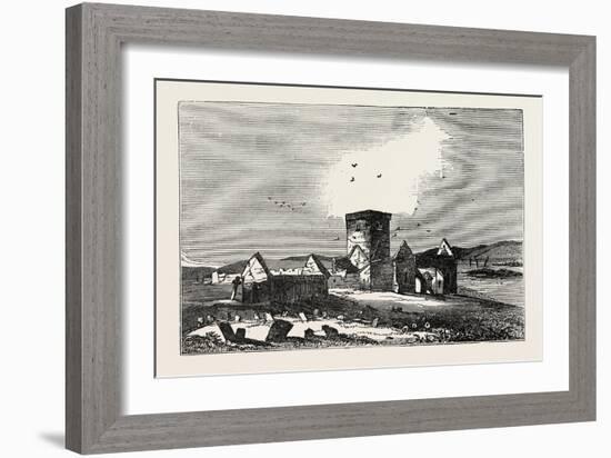 Ruins of Iona, a Small Island in the Inner Hebrides Off the Western Coast of Scotland. Uk-null-Framed Giclee Print