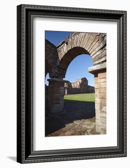 Ruins of Jesuit Mission at Trinidad, UNESCO Site, Parana Plateau, Paraguay-Ian Trower-Framed Photographic Print