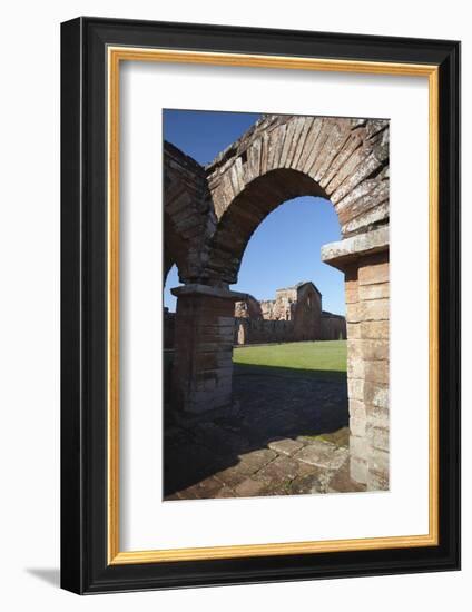 Ruins of Jesuit Mission at Trinidad, UNESCO Site, Parana Plateau, Paraguay-Ian Trower-Framed Photographic Print