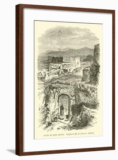 Ruins of Kefr Kenna-null-Framed Giclee Print