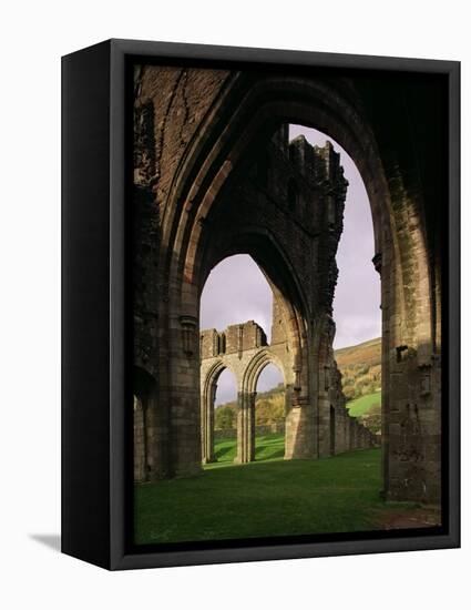 Ruins of Llanthony Priory, Vale of Ewyas, Black Mountains, Gwent, Wales, United Kingdom-Adam Woolfitt-Framed Premier Image Canvas