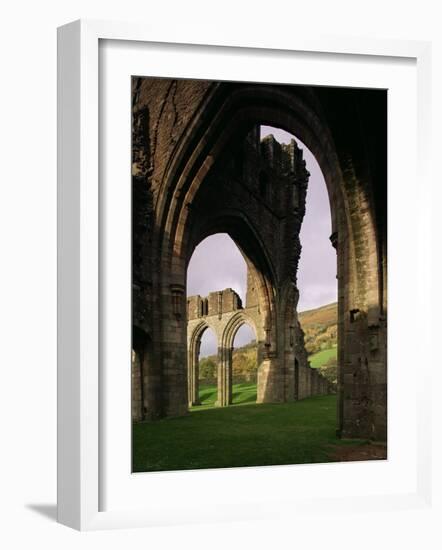 Ruins of Llanthony Priory, Vale of Ewyas, Black Mountains, Gwent, Wales, United Kingdom-Adam Woolfitt-Framed Photographic Print