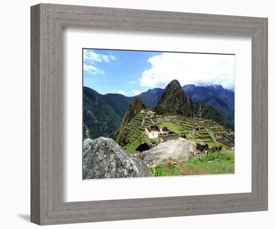 Ruins of Machu Picchu, Peru-Bill Bachmann-Framed Photographic Print