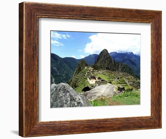 Ruins of Machu Picchu, Peru-Bill Bachmann-Framed Photographic Print