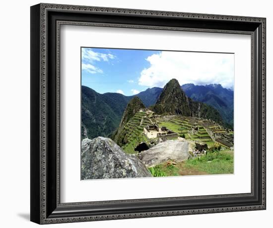 Ruins of Machu Picchu, Peru-Bill Bachmann-Framed Photographic Print