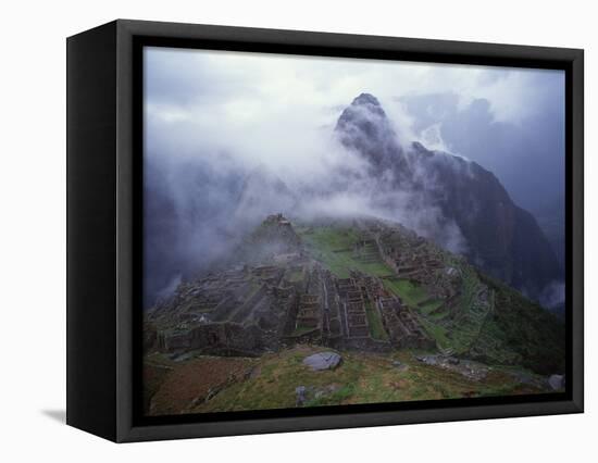 Ruins of Machu Picchu-Jim Zuckerman-Framed Premier Image Canvas
