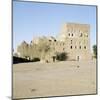 Ruins of multi-storeyed house in a village near San'a-Werner Forman-Mounted Giclee Print