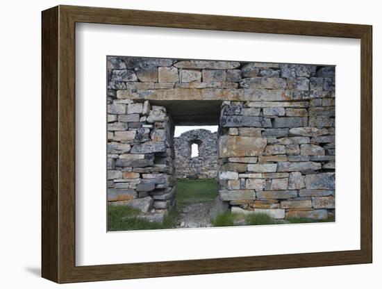 Ruins of Norse Church in Hvalsey-null-Framed Photographic Print