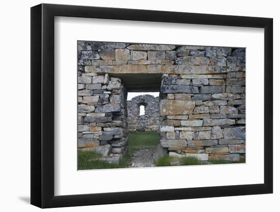 Ruins of Norse Church in Hvalsey-null-Framed Photographic Print