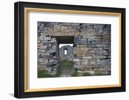 Ruins of Norse Church in Hvalsey-null-Framed Photographic Print