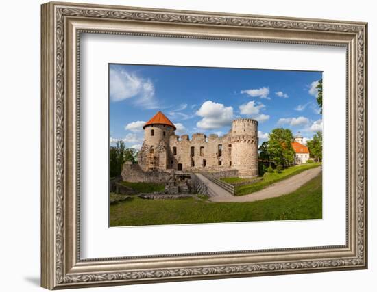Ruins of old castle in Cesis, Latvia, Europe-Mykola Iegorov-Framed Photographic Print