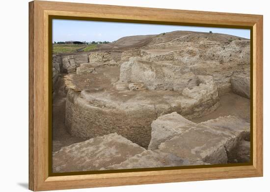 Ruins of Otrar (Utrar or Farab) Central Asian Ghost Town South Kazakhstan Province Kazakhstan.-Dmitry Chulov-Framed Premier Image Canvas