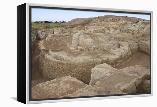 Ruins of Otrar (Utrar or Farab) Central Asian Ghost Town South Kazakhstan Province Kazakhstan.-Dmitry Chulov-Framed Premier Image Canvas