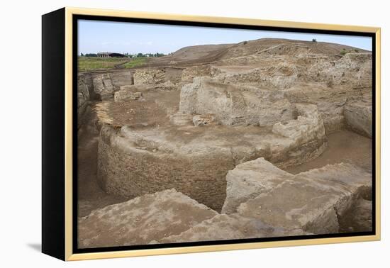 Ruins of Otrar (Utrar or Farab) Central Asian Ghost Town South Kazakhstan Province Kazakhstan.-Dmitry Chulov-Framed Premier Image Canvas