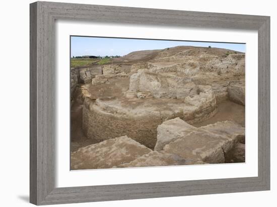 Ruins of Otrar (Utrar or Farab) Central Asian Ghost Town South Kazakhstan Province Kazakhstan.-Dmitry Chulov-Framed Photographic Print