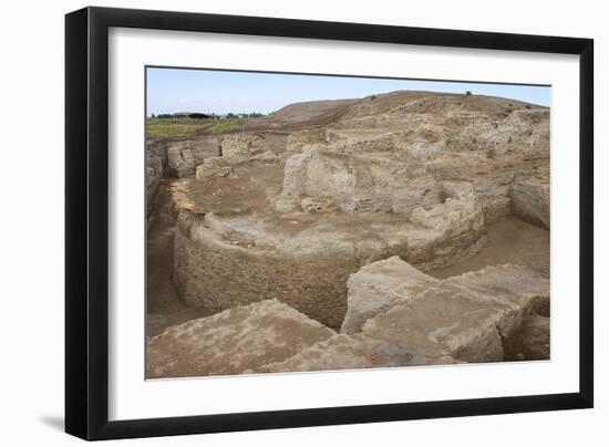 Ruins of Otrar (Utrar or Farab) Central Asian Ghost Town South Kazakhstan Province Kazakhstan.-Dmitry Chulov-Framed Photographic Print