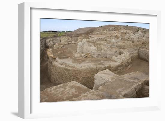 Ruins of Otrar (Utrar or Farab) Central Asian Ghost Town South Kazakhstan Province Kazakhstan.-Dmitry Chulov-Framed Photographic Print