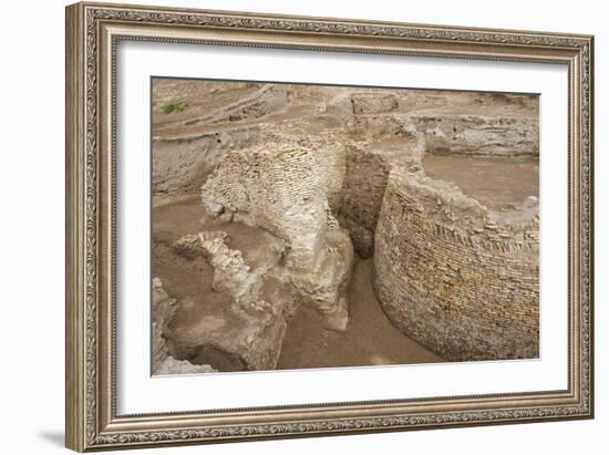 Ruins of Otrar (Utrar or Farab), Kazakhstan.-Dmitry Chulov-Framed Photographic Print