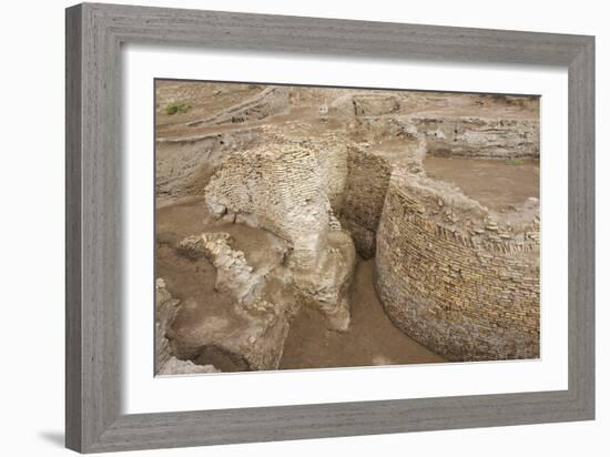 Ruins of Otrar (Utrar or Farab), Kazakhstan.-Dmitry Chulov-Framed Photographic Print