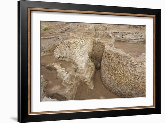 Ruins of Otrar (Utrar or Farab), Kazakhstan.-Dmitry Chulov-Framed Photographic Print