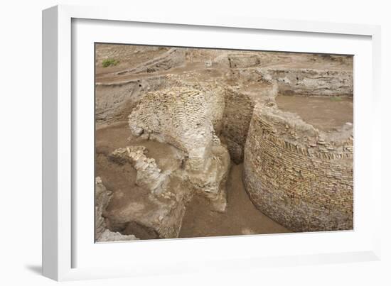 Ruins of Otrar (Utrar or Farab), Kazakhstan.-Dmitry Chulov-Framed Photographic Print