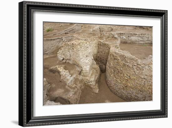 Ruins of Otrar (Utrar or Farab), Kazakhstan.-Dmitry Chulov-Framed Photographic Print