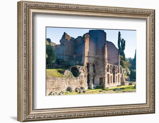 Ruins of Palace, Hadrian's Villa, UNESCO World Heritage Site, Tivoli, Province of Rome-Nico Tondini-Framed Photographic Print