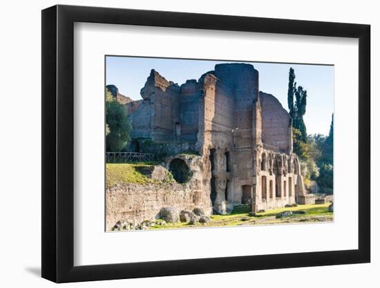 Ruins of Palace, Hadrian's Villa, UNESCO World Heritage Site, Tivoli, Province of Rome-Nico Tondini-Framed Photographic Print