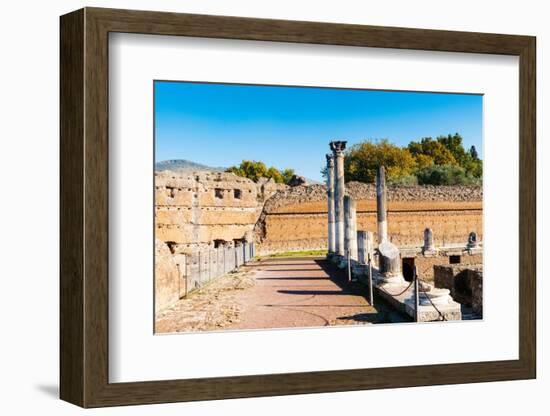 Ruins of Portico, Peschiera (Fishpond), Hadrian's Villa, Tivoli, Province of Rome-Nico Tondini-Framed Photographic Print