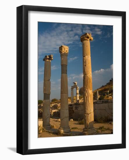 Ruins of Roman Times, Ephesus, Turkey-Darrell Gulin-Framed Photographic Print