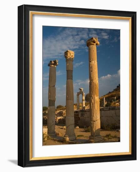 Ruins of Roman Times, Ephesus, Turkey-Darrell Gulin-Framed Photographic Print