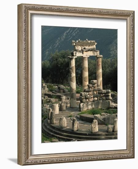 Ruins of Sanctuary of Athena at Delphi-Kevin Schafer-Framed Photographic Print