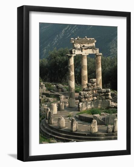 Ruins of Sanctuary of Athena at Delphi-Kevin Schafer-Framed Photographic Print