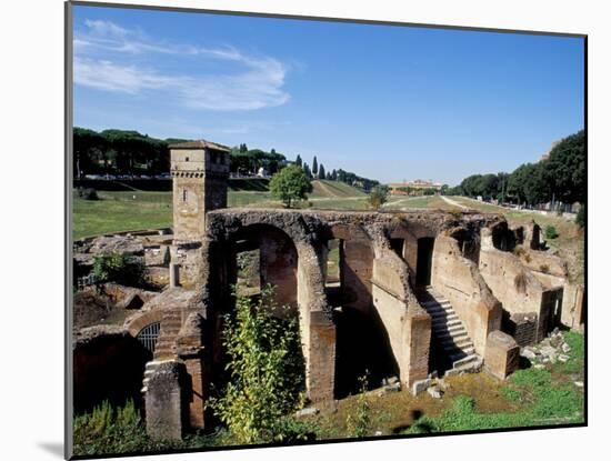 Ruins of Septizodium, Circo Massimo, Rome, Lazio, Italy-Ken Gillham-Mounted Photographic Print