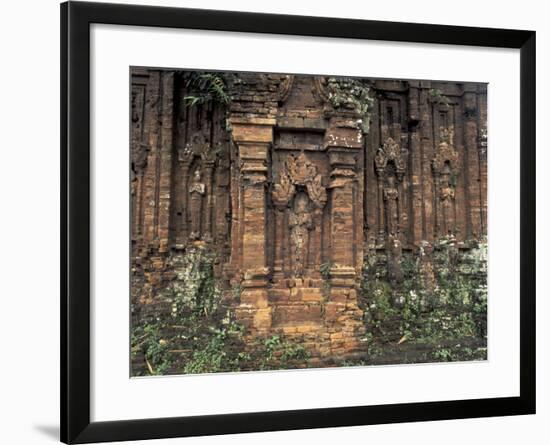 Ruins of Temple, My Son, Vietnam-Keren Su-Framed Photographic Print