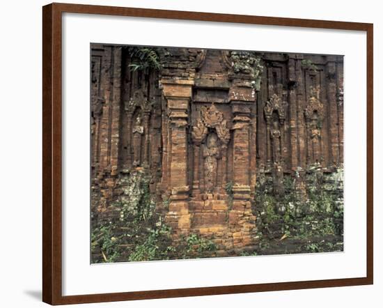 Ruins of Temple, My Son, Vietnam-Keren Su-Framed Photographic Print