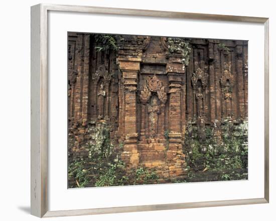 Ruins of Temple, My Son, Vietnam-Keren Su-Framed Photographic Print