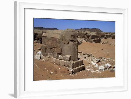 Ruins of Temple of Elephant-null-Framed Giclee Print