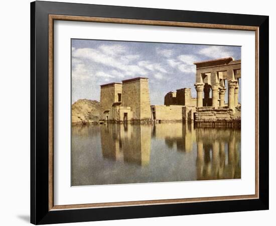 Ruins of Temple of Philae, Egypt-English Photographer-Framed Giclee Print