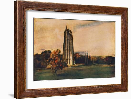 'Ruins of the Abbey of Bec, Normandy', 1912-Unknown-Framed Giclee Print