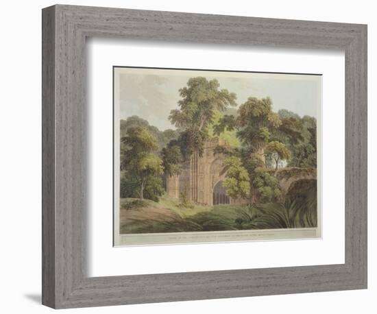 Ruins of the Ancient City of Gour, Formerly on the Banks of the River Ganges, from 'Oriental…-Thomas Daniell-Framed Giclee Print