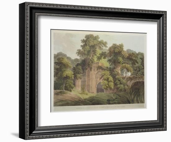 Ruins of the Ancient City of Gour, Formerly on the Banks of the River Ganges, from 'Oriental…-Thomas Daniell-Framed Giclee Print