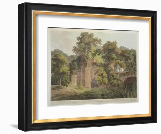 Ruins of the Ancient City of Gour, Formerly on the Banks of the River Ganges, from 'Oriental…-Thomas Daniell-Framed Giclee Print