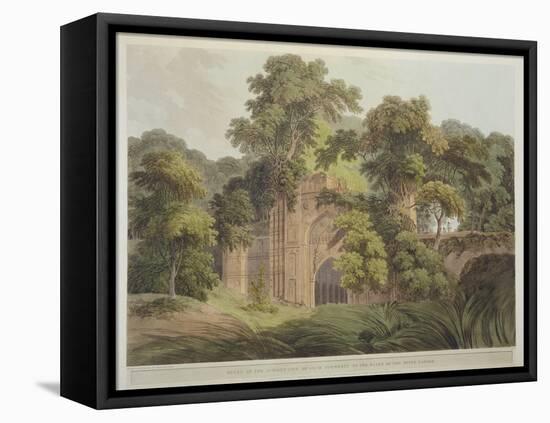 Ruins of the Ancient City of Gour, Formerly on the Banks of the River Ganges, from 'Oriental…-Thomas Daniell-Framed Premier Image Canvas