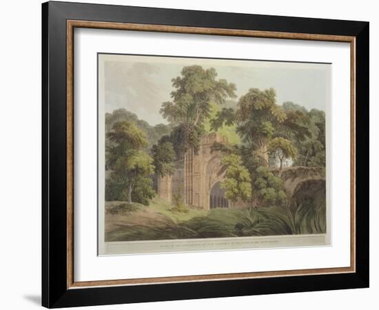 Ruins of the Ancient City of Gour, Formerly on the Banks of the River Ganges, from 'Oriental…-Thomas Daniell-Framed Giclee Print