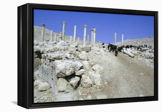 Ruins of the Ancient City of Pella, Jordan-Vivienne Sharp-Framed Premier Image Canvas