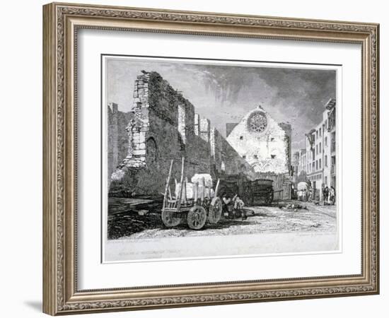Ruins of the Bishop of Winchester's Palace, Southwark, London, 1828-John Sell Cotman-Framed Giclee Print
